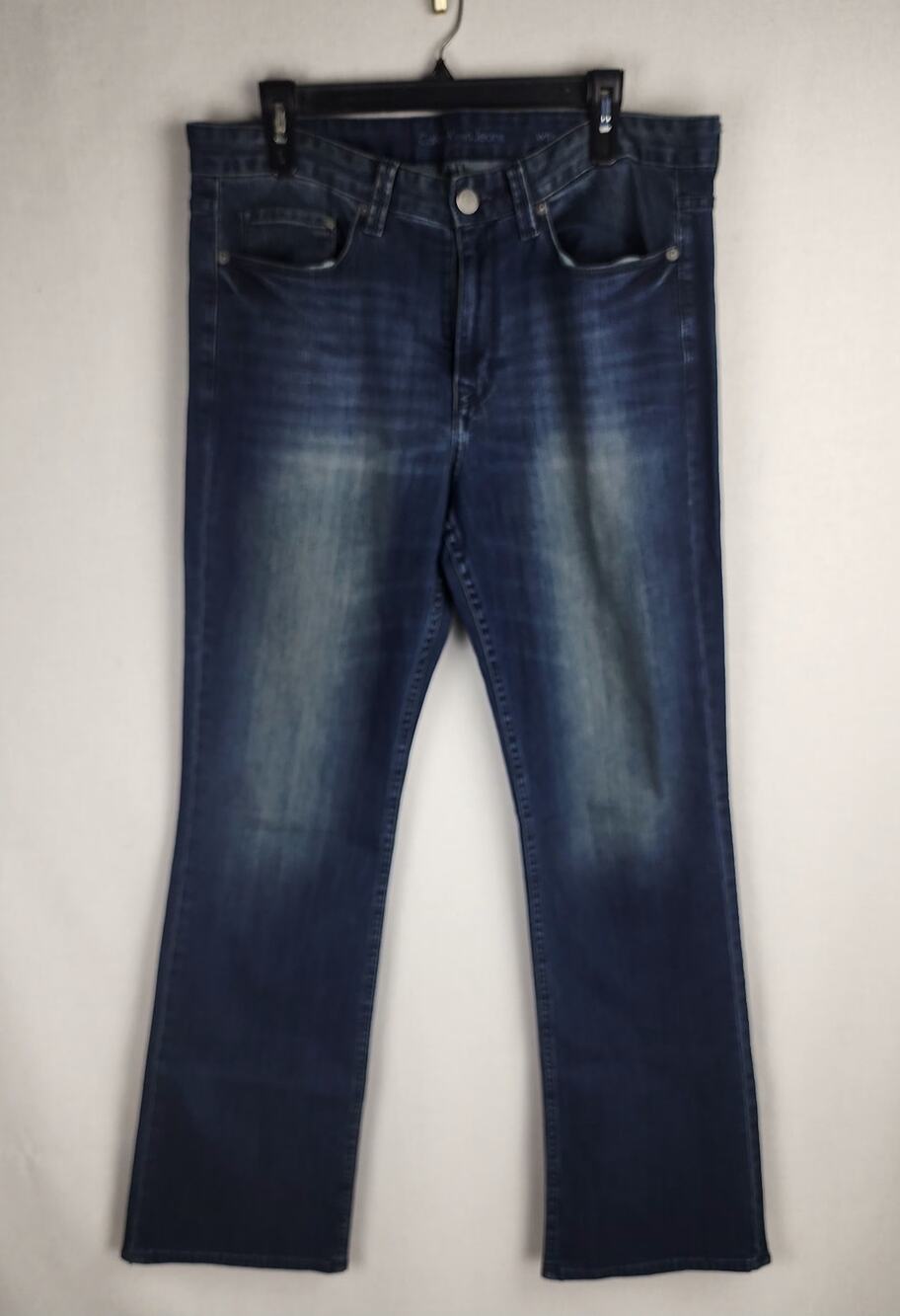 Calvin Klein Jeans Mens 34/34 Boot distressed western cowboy biker Normcore